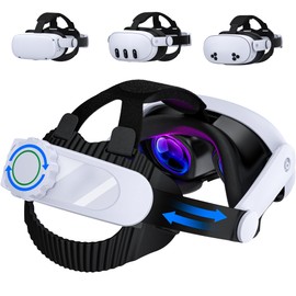 Upgraded Headstrap for Meta Quest 3/ Quest 3S/ Quest 2,Comfort Adjustable VR Head Strap Reduce Pressure & Lightweight VR Elite Strap Replacement for Oculus Quest 3 3S 2