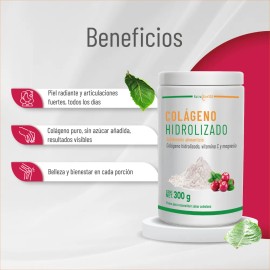 Colágeno Hidrolizado Sin Azúcar Con Arándano Nutrasien 300g