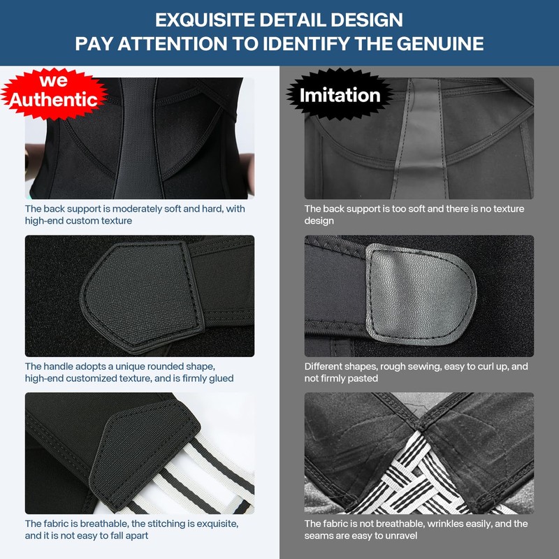 NormXinRui Adjustable Back Posture Belt, Posture Corrector for Women and