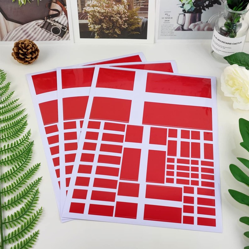 QQSD Denmark Flag Sticker Danish Decal in Multiple Sizes, 3