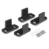 2 Pairs Barn Door Guides Plastic Adjustable Sliding Barn Door