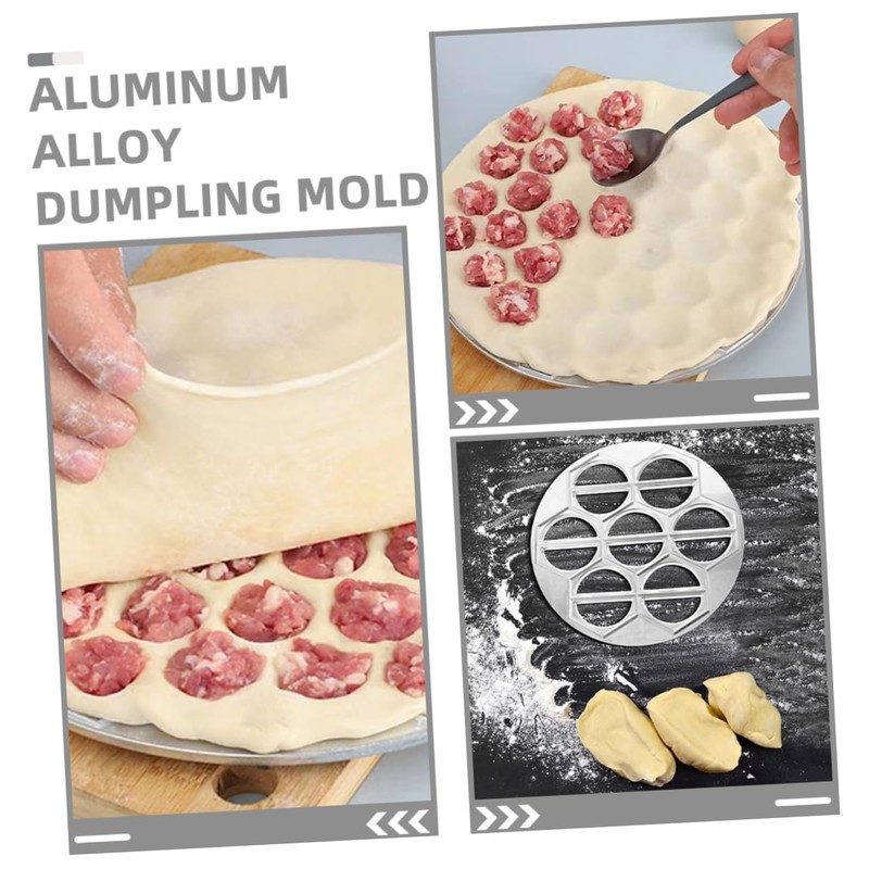 Mobestech 2Pcs Aluminum Dumpling Mold Versatile Ravioli Maker for Wontons