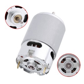 xuuyuRS-550 DC Motor Electric Motor Micro DC Motor Electric DC Motor RS-550 Micro Motor Electric Small High Speed Stable Small DC Brushless Motor 12 (V) 0.07 (W) 5800 (RPM) High Output Brush DC Motor CNC Machinery Precision Machining, For Electric Tools