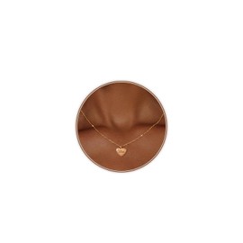 Zeffy Gold Heart Necklace for Women, Gold Heart Love Necklace Initial Necklace Dainty Heart Necklaces Tiny Gold Initial Necklaces Birthday Valentine's Day gift Gifts for Women Jewelry