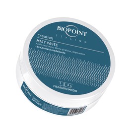 Biopoint Styling Matt Paste Matte Hair Wax Shaping Medium Firm Moisturising and Strengthening 100ml