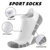 eallco Mens Ankle Socks Low Cut Athletic Cushioned Running Tab