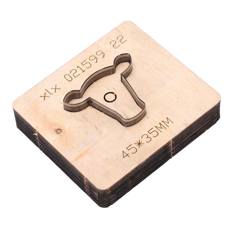 Leather Cutting Mold Bull Head Shape Small Deformation Alloy Steel