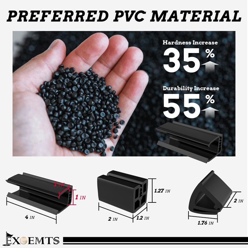 EXOEMTS Club Car Windshield Retaining Clip Kit, Golf Cart Windshield