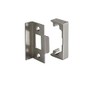Brushed Chrome Rebate Kit for Latch on Double Doors