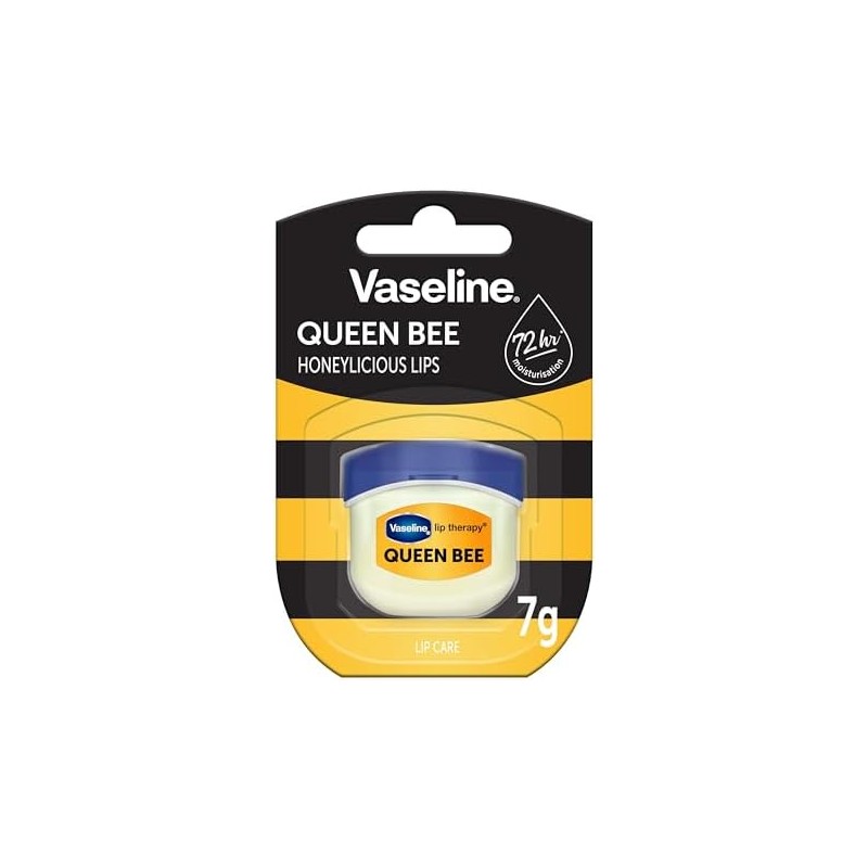 Vaseline Bálsamo para Labios Mini Tarro Queen Bee 7g, Hidratación