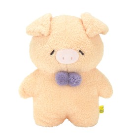 Sun Lemon PK P-8162 Fluffy Fluffy Tatton, Standing Plush Toy, Size: M, Type: Piggy