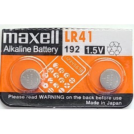 Maxell LR41 Maxell 2PK AG3 192 SR41 LR736 392 (GREAT EXPIRE 10/32) FREE SHIP