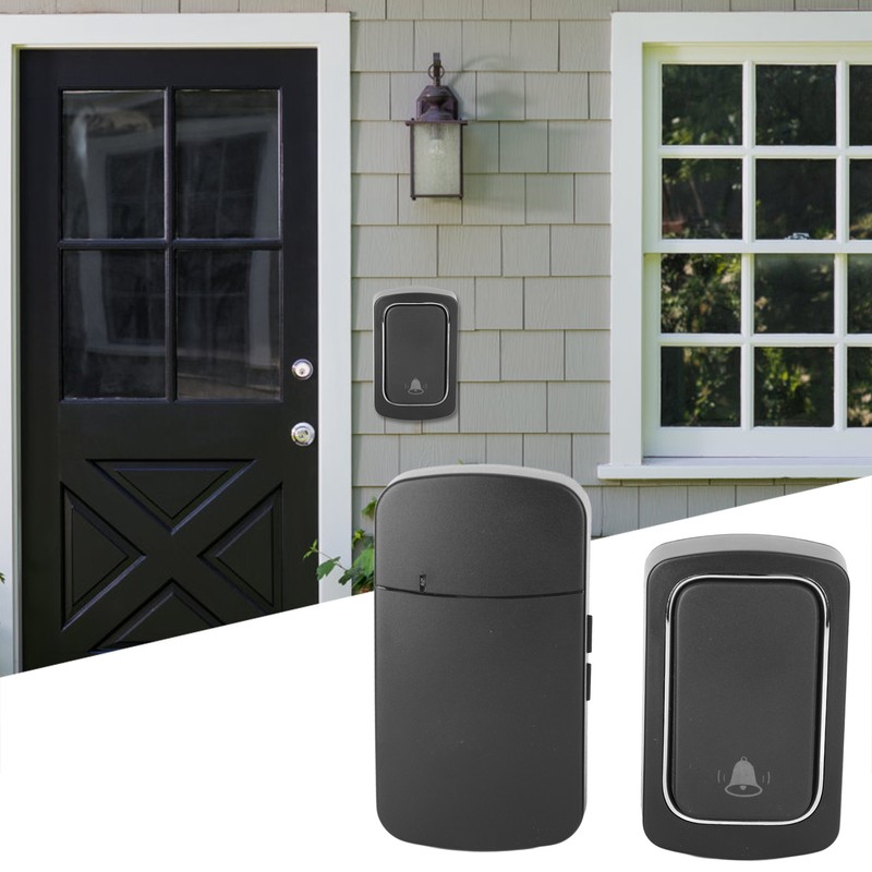 Self Powered Wireless Doorbell Outdoor Home Welcome Ding Dong Door
