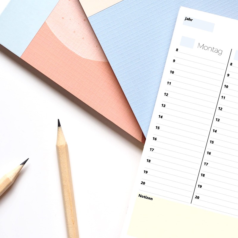 PACKLIST® Weekly Planner Pad A4 without Fixed Date, 52 Week