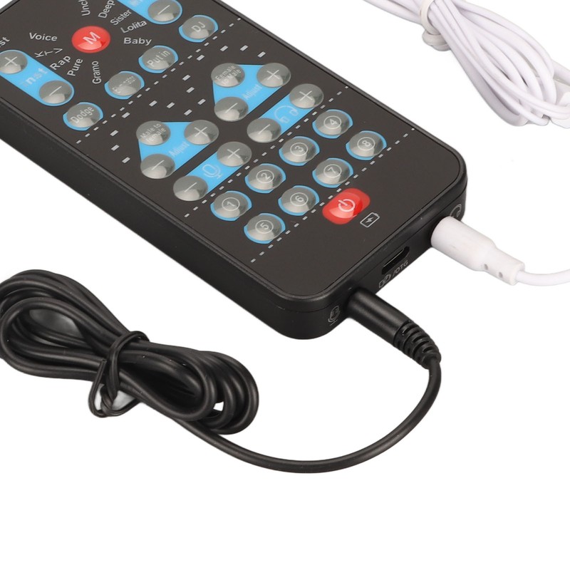 Handheld Voice Changer ABS Portable Multifunctional Sound Disguiser with 8