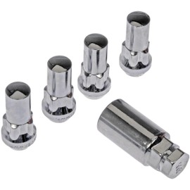 Dorman 711-1028 Wheel Nut Lock Chrome Acorn Nut Set M14-2.0, 4 Pack Universal Fit
