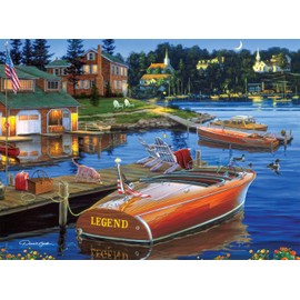Buffalo Games Buffalo Games - Darrell Bush - Legend of The Lake - 1000 Piece Jigsaw Puzzle for Adults -Challenging Puzzle Perfect for Game Nights - Finished Size is 26.75 x 19.75