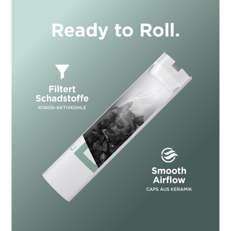 CALM DON® Active Filter Premium Activated Carbon Filter Slim Diameter