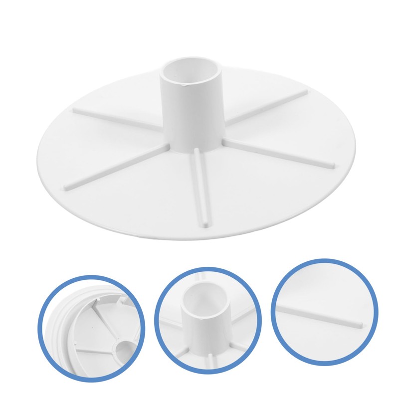 Kisangel Pool Skimmer Cover Plate Skimmer Adapter for Above Ground