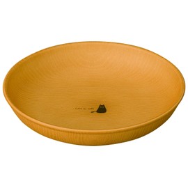 Masakazu CHAT DU CAFE Round Plate, Size L: Diameter 8.9 inches (22.5 cm), Height 1.6 inches (4 cm), 27089