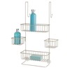 iDesign The Metalo Collection Over-The-Door Hanging Shower Caddy Organizer, 22.7"