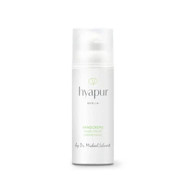 hyapur ® - Green Body & Hair Hand Cream by Dr. Lehnert, 50 ml with Hyaluronic Acid - for Smoothly Soft Hands