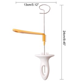 Cortador de Papas en Espiral, Rallador de Papas de Bricolaje Manual de Bricolaje Espiralizador de Vegetales Twister Rallador Peelers Rebanadoras Cortar Accesorios de Cocina (Como se muestra)