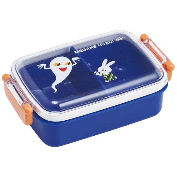 Skater RBF3ANAG-A Lunch Box, 15.9 fl oz (450 ml), Glasses Rabbit, Antibacterial, For Kids, Made in Japan