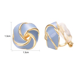 Yoursfs Women's Earrings, Simple, Painless Earrings, Won't Fall Off, Suitable Gift for Friends, Metal, No Gemstone