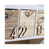 Artemio 2 cm Holzfiguren für Adventskalender, beige