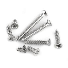 800 Pieces Self Tapping Screws Set Screw Assortment M2 Phillips Flat Head Screws Cabinet Screws Small Screw Assortment with Plastic Box for Wood Furniture Repair