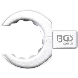 BGS 6904-21 Insert Ring Spanner Open 21 mm Socket 9 x 12 mm