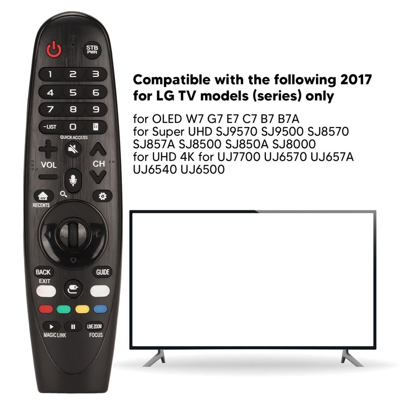 TV Remote Control Replacement for OLED W7 G7 E7 C7