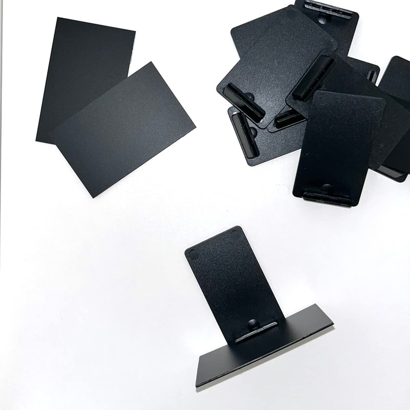 Kit of 100 Price Cards + 100 Black Bases