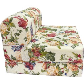 Amfuton Sleeper Chair Folding Foam Beds, Foldable Bed Sit Sleep 6 x32 x 70 Big Rose