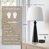 Seealle Modern Table Lamps Set of 2 - Touch Bedside