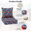 puredown® Outdoor Seat Cushions 24 X 24 X 5.75 Inch,