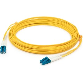 UD_AddOn 20m LC (Male) to LC (Male) Yellow OS1 Duplex Fiber OFNR (Riser-Rated) Patch Cable