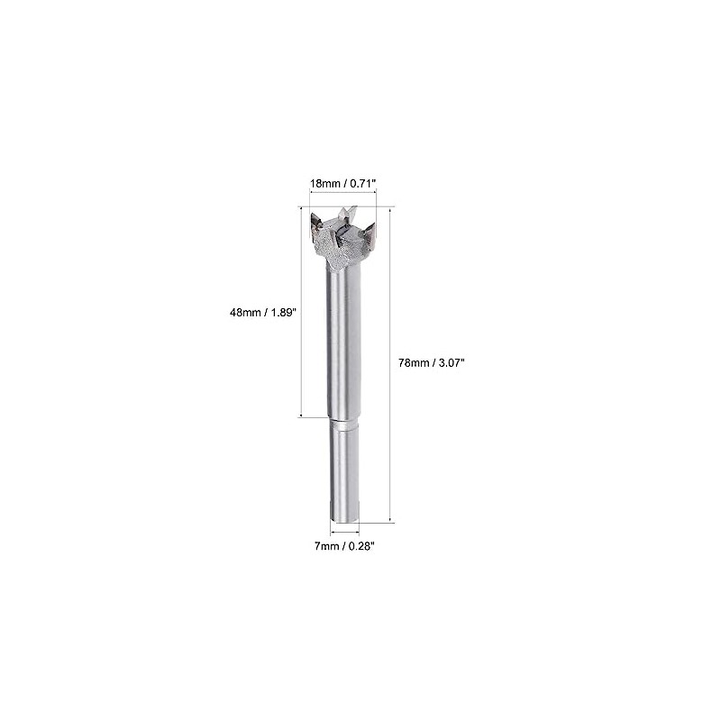 MACHSWON Forstner Drill Bits Tungsten Carbide Wood Hole Saw Opener