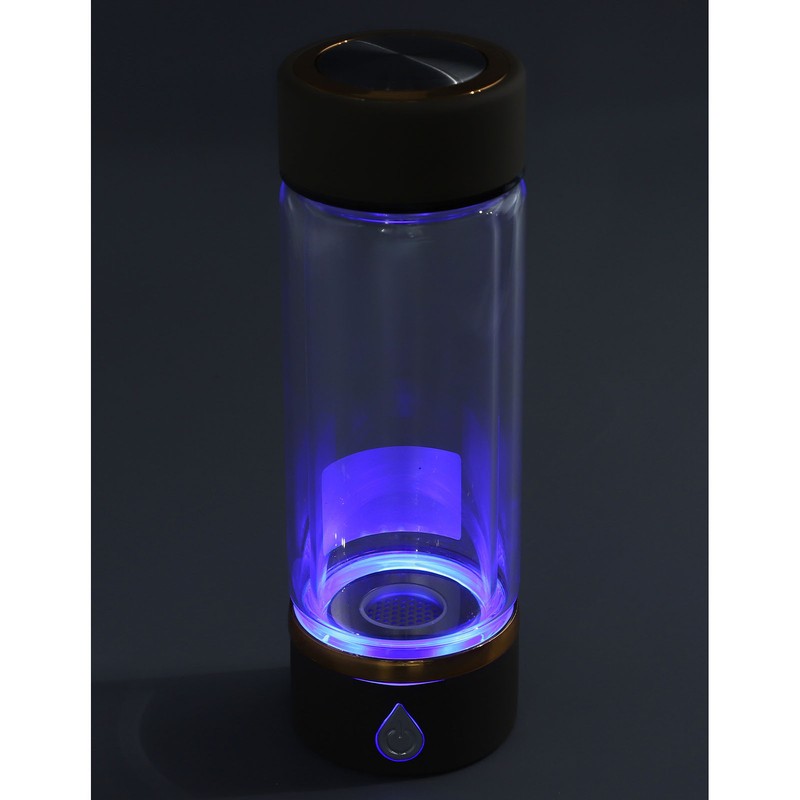 Hydrogen Water Bottle Generator Glass Smart Portable Rechargeable Ionizer Machine