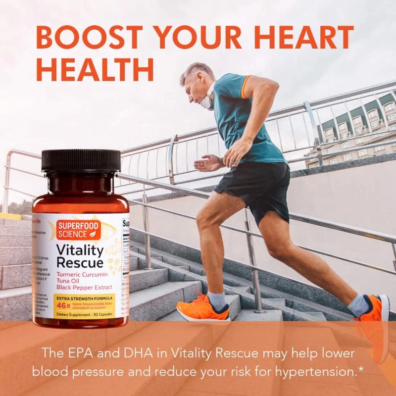 Vitality Rescue Omega Dha Epa Cúrcuma Cápsulas