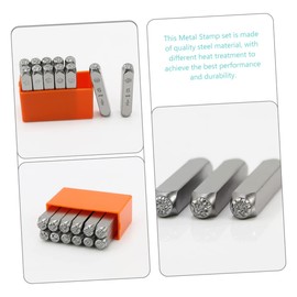 VILLFUL 12pcs Flower Pattern Steel Punch Stamping Kit DIY Leather Craft Tool Set for Jewelry Making Durable Steel Stamps Compact Carry Case for Art Projects and Handcraft Accessories