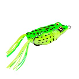 Topwater Frog Lure, Artificial Soft Bait Realistic Ray Frog Fishing Swimbait for Bream, Bass and Snapper (F)