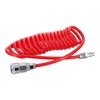 Sankyo Corporation Trad Spiral Air Hose with One-Touch Socket 9.8