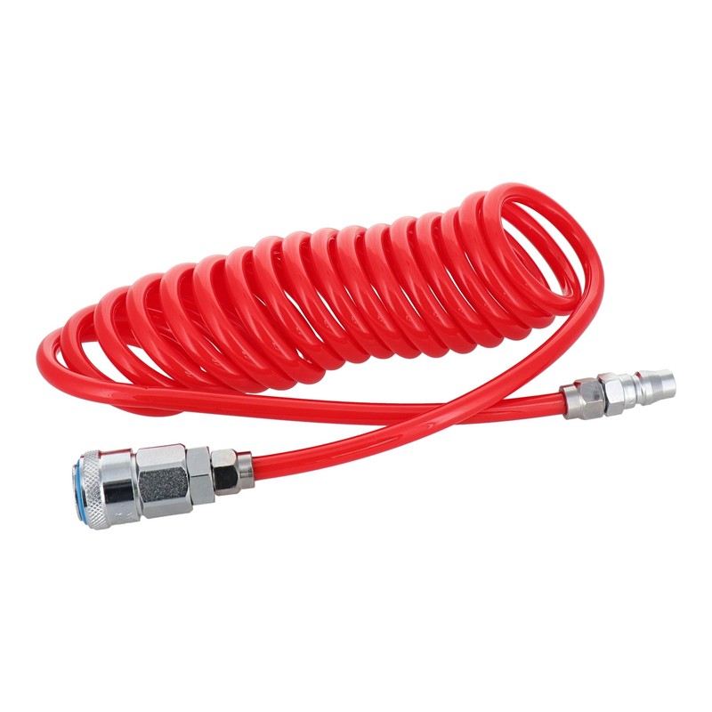 Sankyo Corporation Trad Spiral Air Hose with One-Touch Socket 9.8