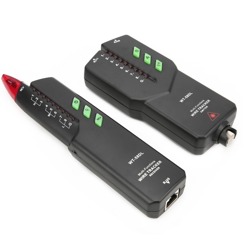 WT58DL 0300m Network Cable Tester AntiInterference Noiseless POE Multifunctional Wire