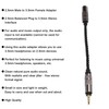 2.5mm Male to 3.5mm Female Stereo Audio Jack Adapter Headset