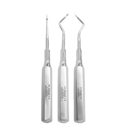 Dental Root Tip Pick – Surgical Stainless Steel Elevators for Tooth Extraction - Root Removal and Oral Surgery – Precision Instruments for Dentists - Hygienists and Students