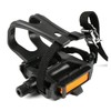 Mipcase 1Set Wear Resistant Bike Toe Clips with Replaceable Straps