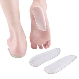 HEALLILY Heel Wedge Insert Medial Lateral Heel Insoles Supination Pronation Corrective Shoe Inserts for Foot Alignment Bow Leg Osteoarthritis 2 Pairs